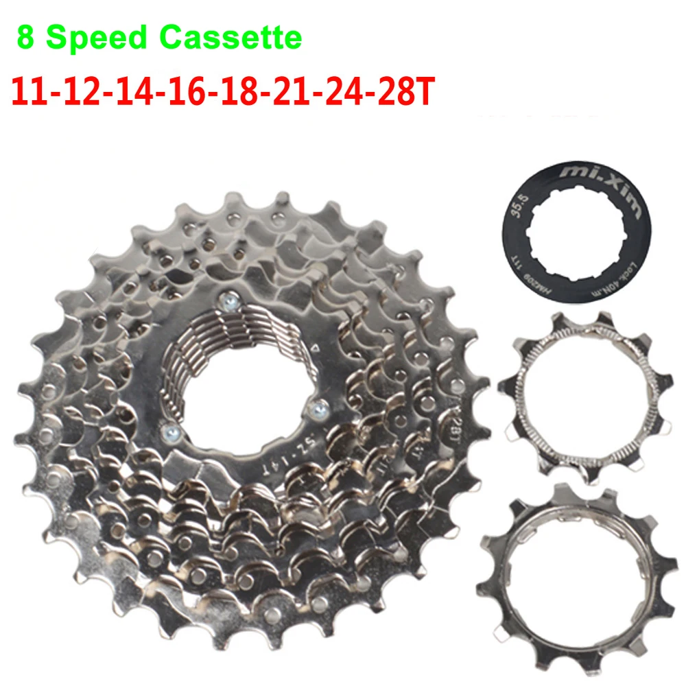 HR08 Road 8 Speed Bicycle Flywheel 11T 28T Bike Cassette Cycling