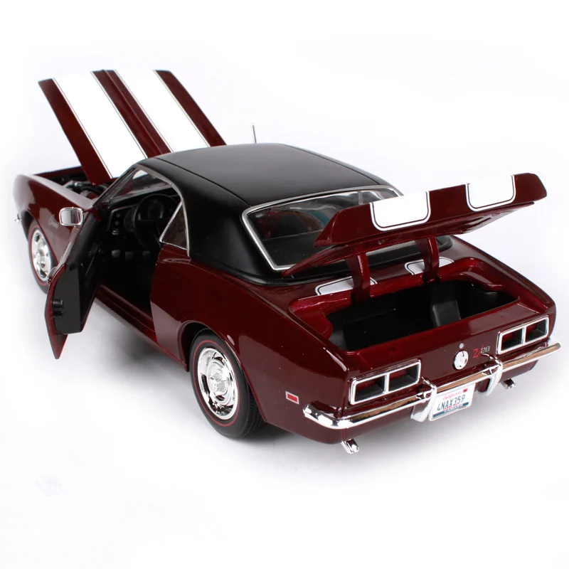 Maisto 1:18 1968 Chvrolet Camaro Z/28 Muscle старая модель автомобиля литая под давлением модель автомобиля игрушка Новинка в коробке 31685