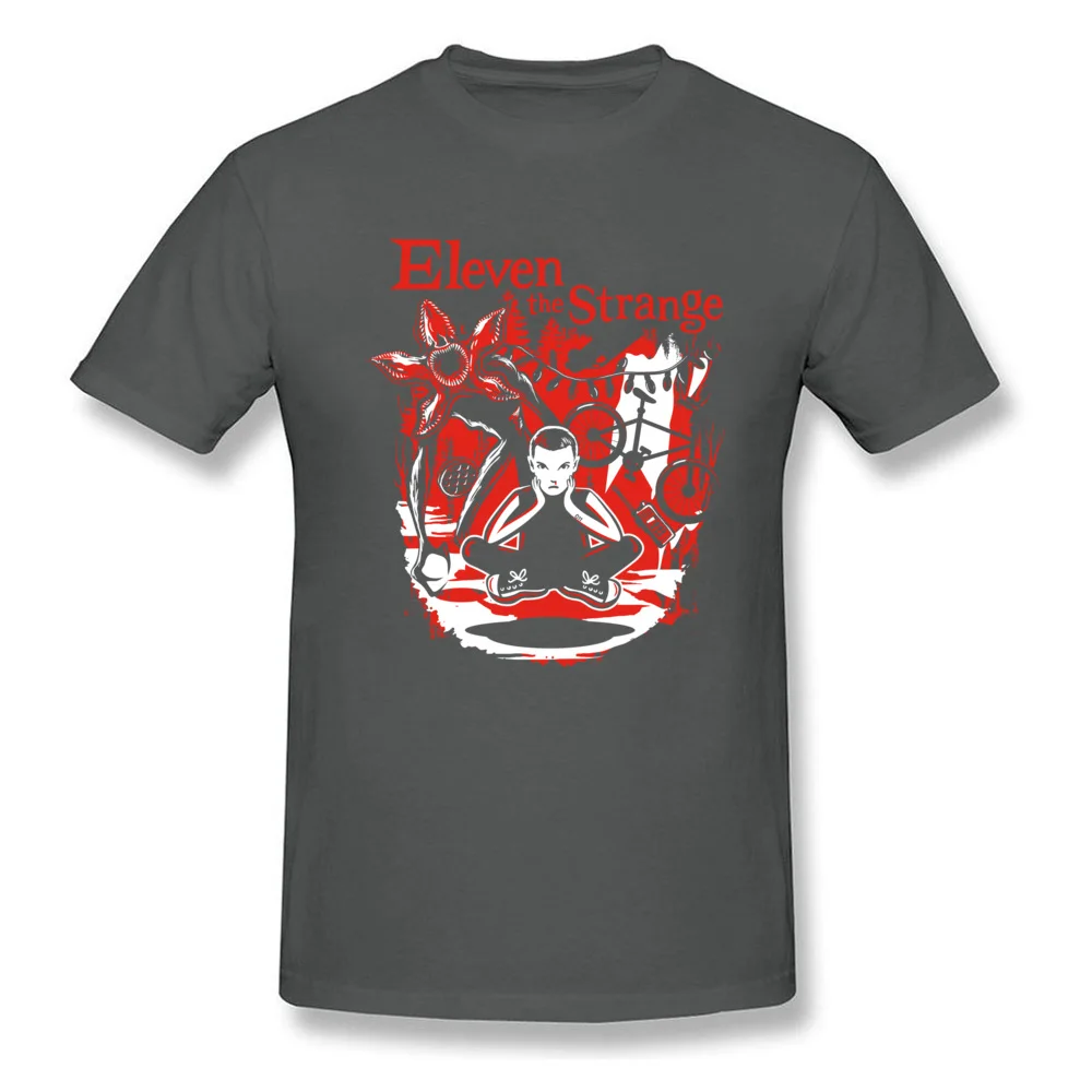 Eleven The Strange T Shirts Custom Short Sleeve 2018 New Fashion O Neck 100% Cotton Tops Tees Casual T-Shirt for Men Summer Fall Eleven The Strange carbon