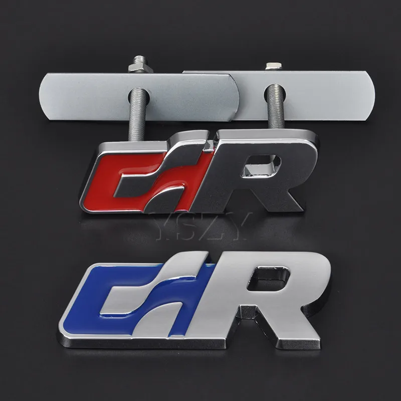 1PCS Metal 4MOTION Car Front grille Emblem Auto Modification Front Bumper Badge