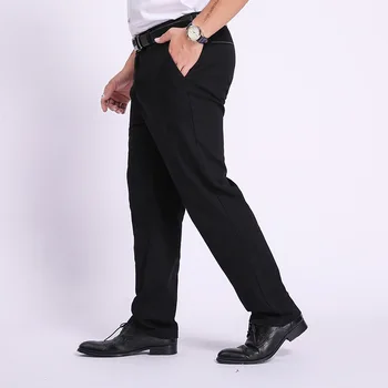 

New men Business Casual Loose Long Pants plus size 48 50 52 54 56 Male Large Khaki pants Comfortable Trousers 7XL 8XL 9XL10XL