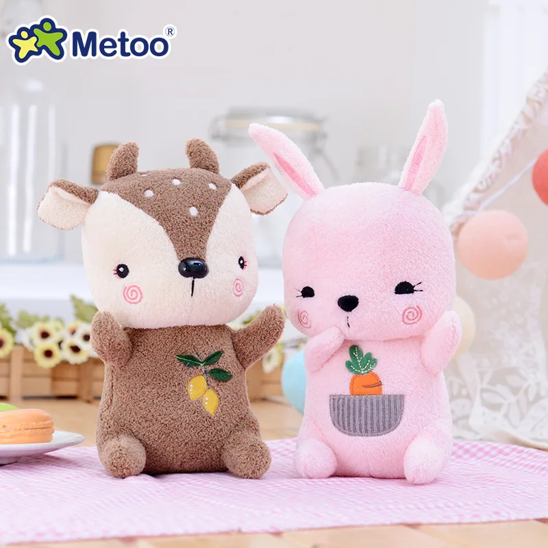 1 шт. кролик олень Собака Kawaii Плюшевые набивные животные мультфильм детские