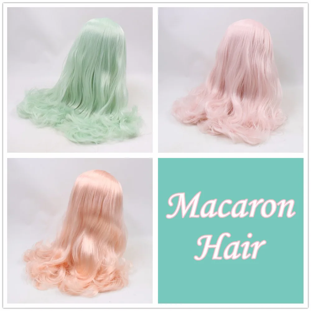 

for blyth doll icy wig only rbl scalp and dome Macaron color hair