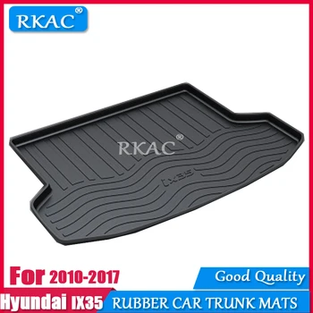 

RKAC Rubber mats car trunk mat custom fit for Hyundai IX35 2010-2017 car rear cargo boot liner auto organizer c accessories