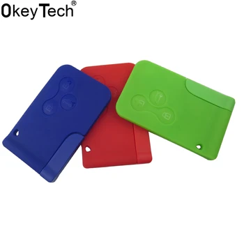 

OkeyTech Good Quality Remote Car Key Shell For Renault Megane 2 3 Clio Grand Case Cover 3 Button Car Key smart card with blade