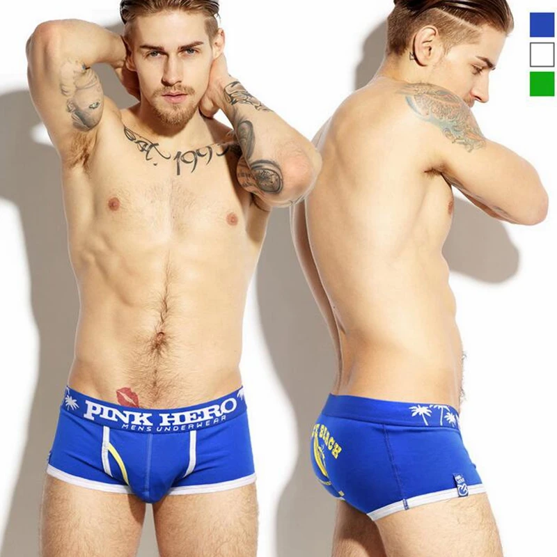 Men's Underwear Wholesale Beach Holiday Series Cartoon Printed U-Bag Men's Flat-footed Underwear Innerwear Briefs Men's Underwear Wholesale Beach Holiday Series Cartoon Printed U-Bag Men's Flat-footed Underwear Innerwear Briefs