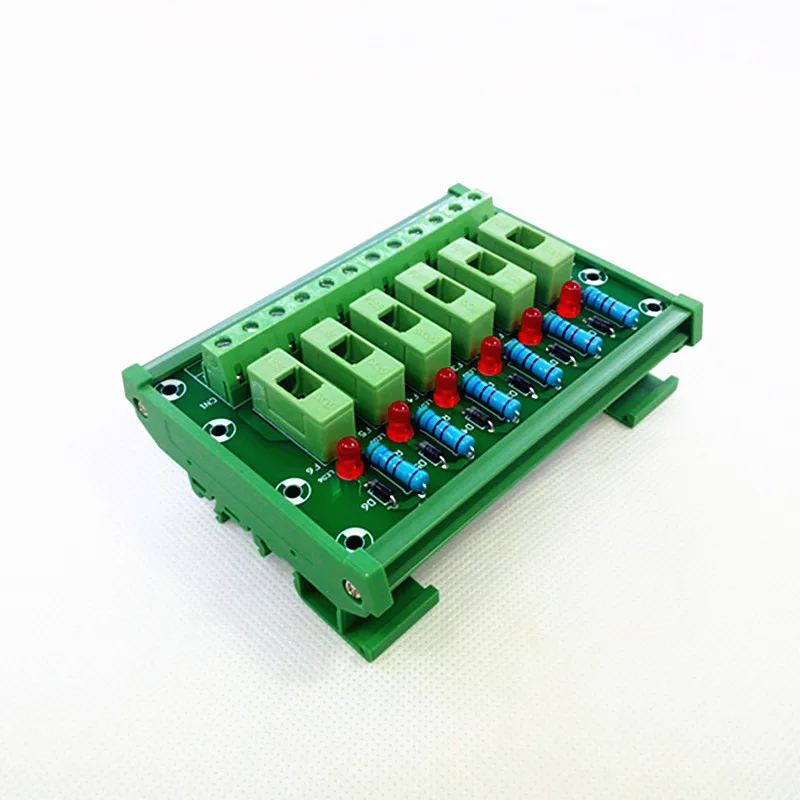 DIN Rail Mount 6 Position Fuse Module Board,Fuse Holders for 5x20mm(DxL) tube fuse. DIN Rail Mount 6 Position Fuse Module Board,Fuse Holders for 5x20mm(DxL) tube fuse.