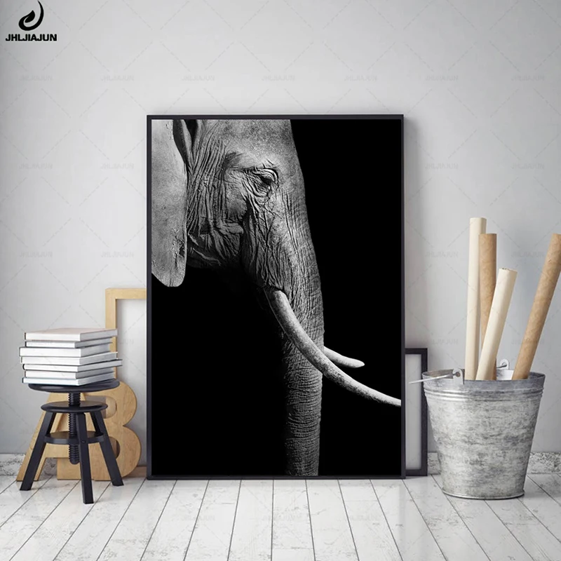 Animal Elephant Poster Canvas Painting Wall Art Decoration Pictur