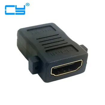 

2pcies/lot HDMI Female To HDMI 1.4 Female Extension Converter Adapter with Panel Mount Holes
