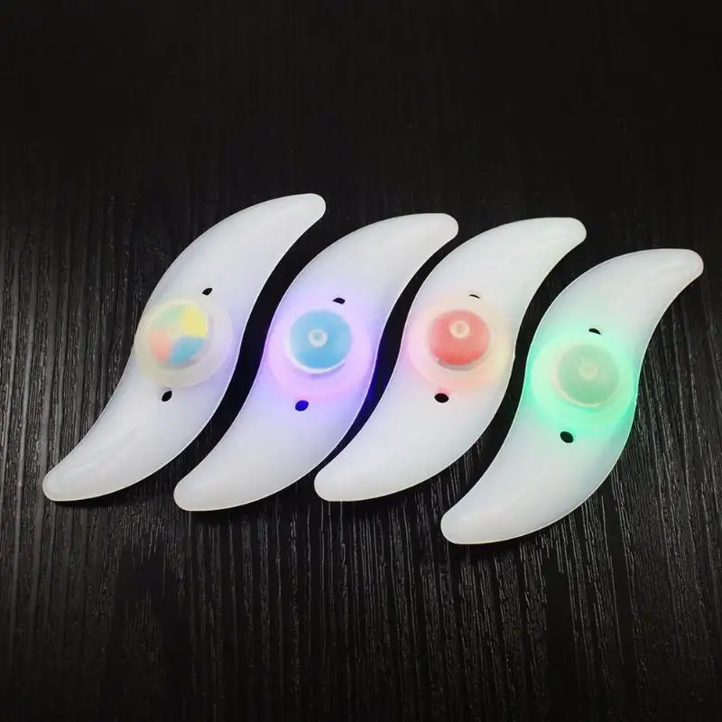 Sale 1PC Bicycle Light Bike Lamp LED Tyre Tire Valve Caps Wheel Spokes Cycling Lanterns for Bicycle Accessories Red Blue Green 6