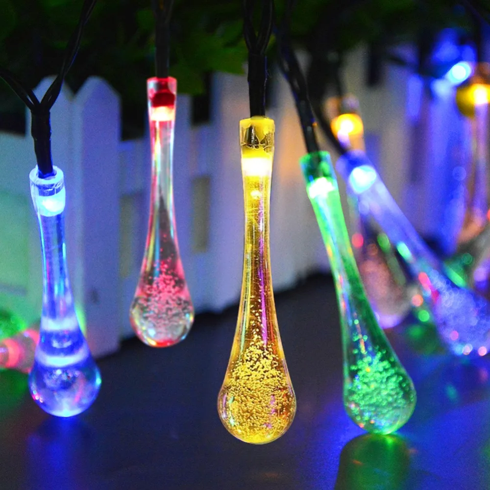 

AIMENGTE Solar Power LED Lawn lamp LED String Fairy lights Outdoor Garden Christmas Holiday Party Wedding Decoration lighting