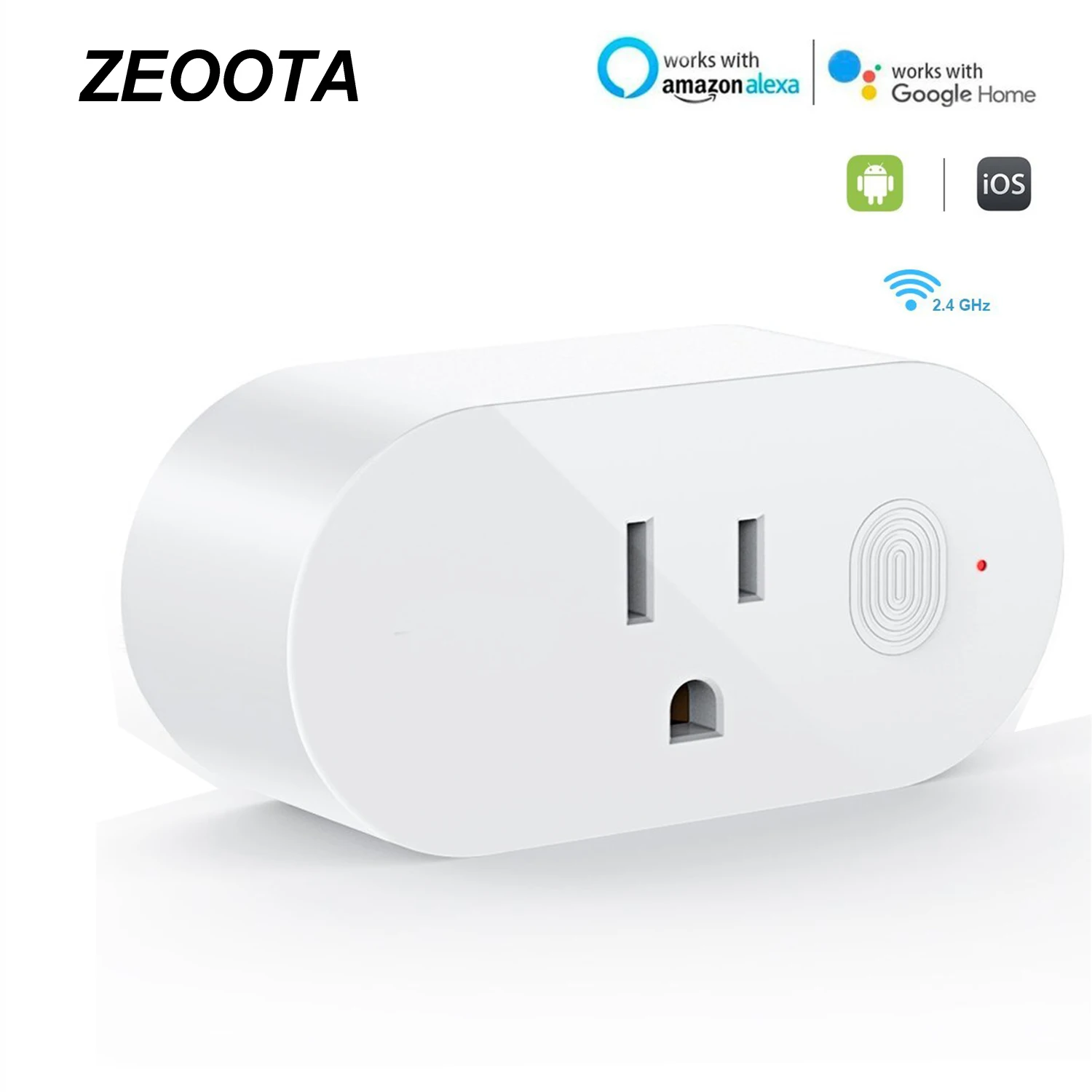 

Homekit Smart Power Plug Wifi Outlet Socket Energy Monitor 16A Timing Function Works with Alexa Echo,Google Home,IFTTT