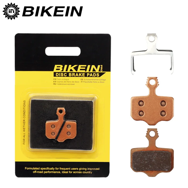 BIKEIN, наборами по 2 Пары Горный велосипед спеченные магниты дисковые Тормозные колодки для Avid Elixir/R/CR/CR-MAG/E1/3/5/7/9 Sram X0 XX DB1/3/5 велосипеда Запчасти