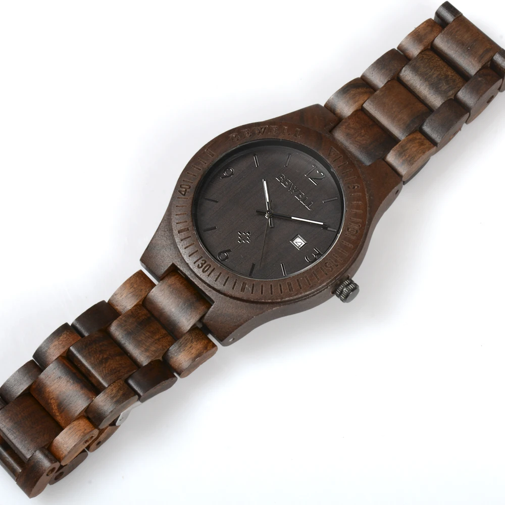 BEWELL WOODEN WATCH