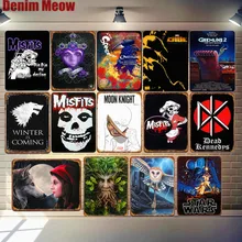 Старый человек Logan табличка винтажные металлические пластины Sandman Misfits плакат Паб Бар Клуб Украшения жестяные знаки Звездные войны Настенный декор N294