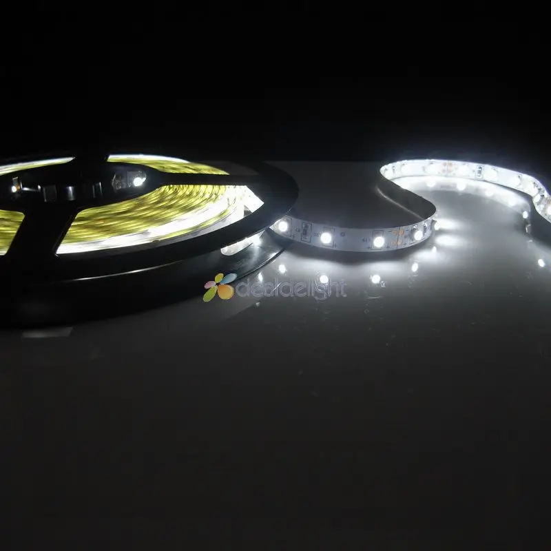 

Hot DC12V 5M/Lot SMD 3528 300 Leds Non-Waterproof Flexibleing LED Strip Light Cool White color Freeshipping