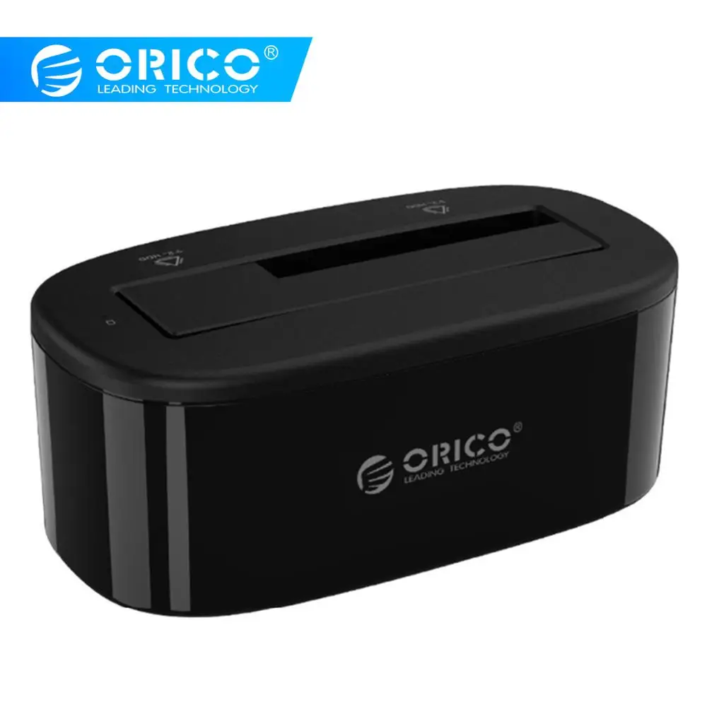 ORICO USB 3.0 to SATA External Hard Drive Docking Station for 2.5/3.5 inch HDD/SSD [Support UASP and 8TB ] (6218US3)