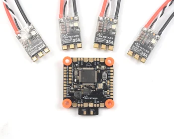 

Skystars Betaflight F4 Flight Controller OSD Intergrated PDB 35A 2-5S Blheli32 Bit Brushless ESC with/ LED