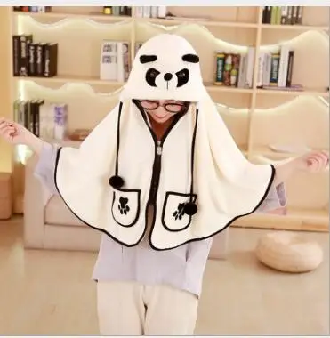

WYZHY Panda Height Cloak Plush Toy Doll Gifts for Friends and Children's Cape