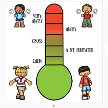 5Pcs Gefühl Emotionen Englisch A4 Poster Flash Karten Kurze Sätze Kinder Geschenke Pädagogisches Spielzeug Lehrmittel Baby Geschenke