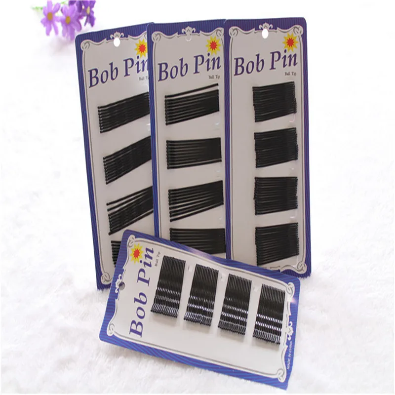 

1 Lot/Set Girls Hair Accessories BB Clip Bob Pin Women Hairpins Solid Black Barrette Bobby Pins Hair Barrettes Straight Hairclip
