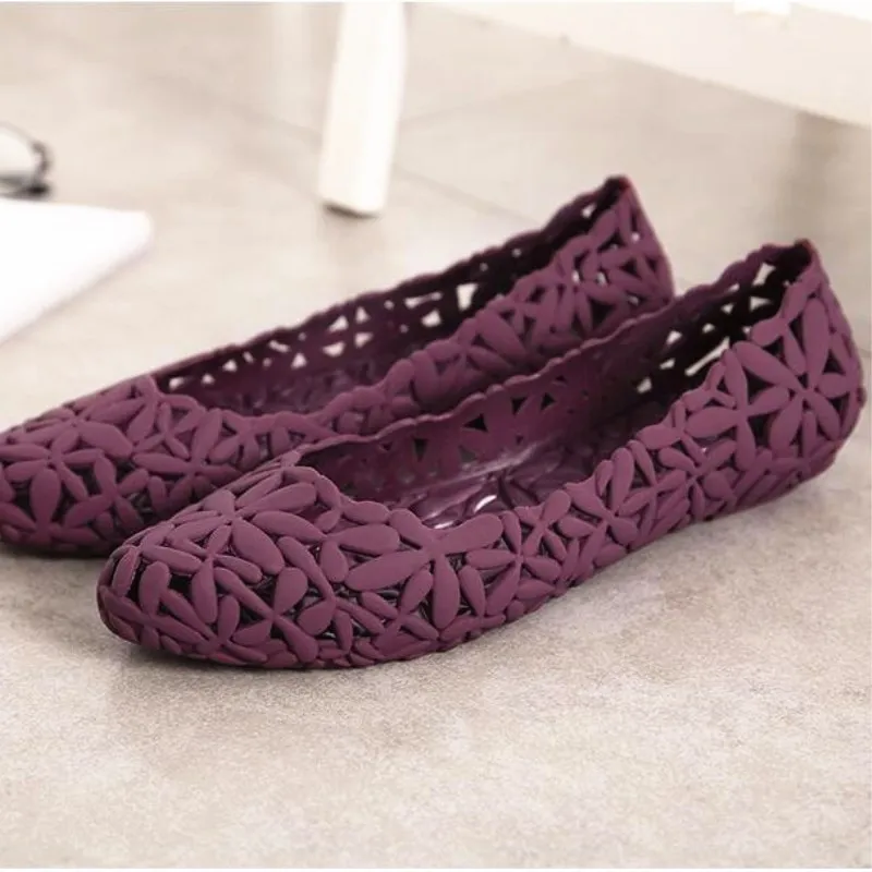 EOEODOIT Women Rain Flats Beach Swim Pool Sandal Cozy Slip Resistance