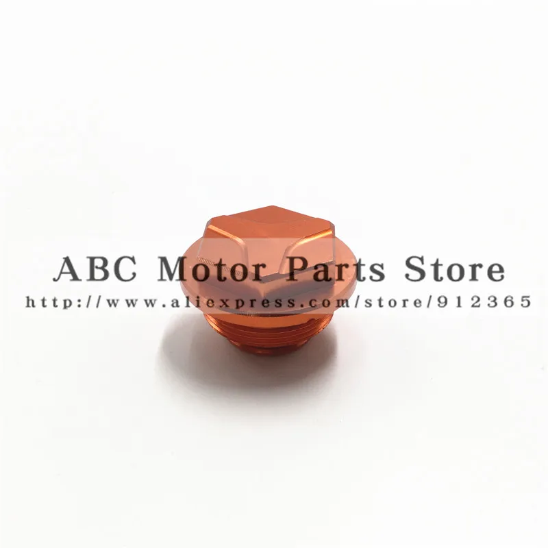 Rear Brake Cylinder Fluid Reservoir Aluminum Orange Cnc Cap For Sxf Sx