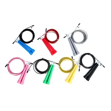 Ультра Скорость кабель Провода Пропуск Пропустить Регулируемая Скакалка Crossfit брелок