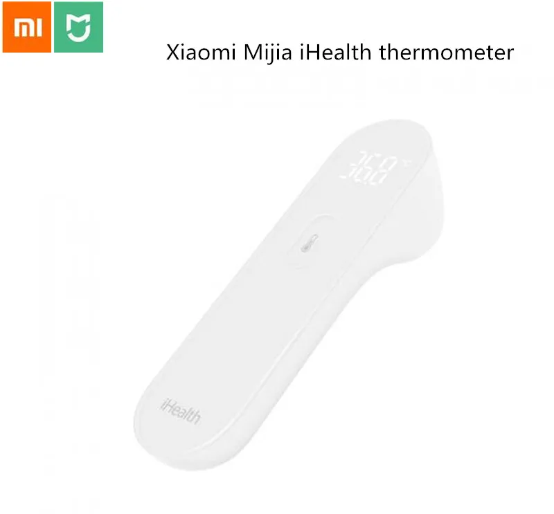 Оригинальный термометр Xiaomi Mijia iHealth Бесконтактное измерение со светодиодным