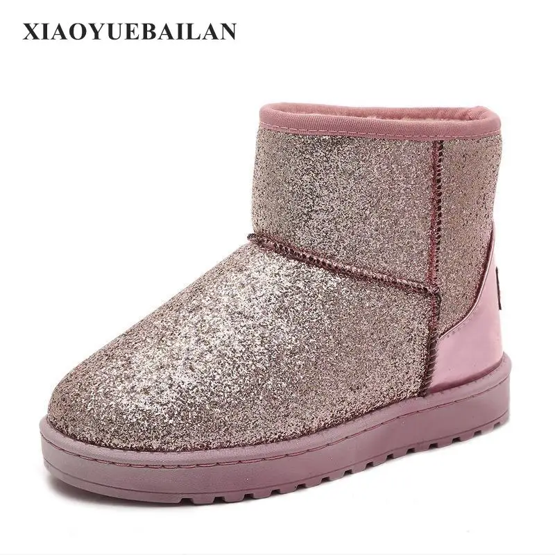 sequin flat boots
