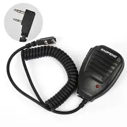 2 шт. Портативный микрофон Динамик MIC для Handheld двухстороннее Радио Baofeng UV-5R UV5R uv-b5 BF-888S UV-82 портативная рация