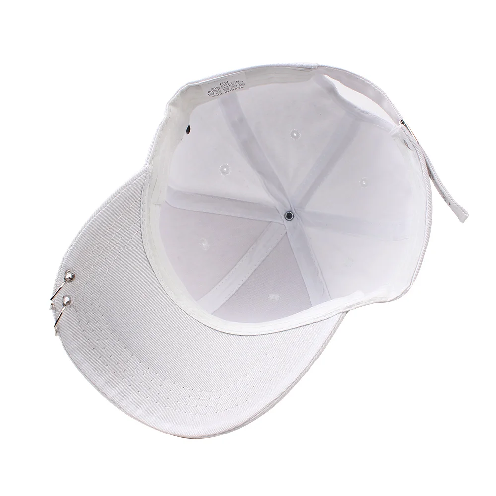 Iron Ring Men's Snapback Hat Black White Baseball Cap For Women Letter V Hip-Hop Baseball Caps Fashion Women Men Snapback Hat  (8)