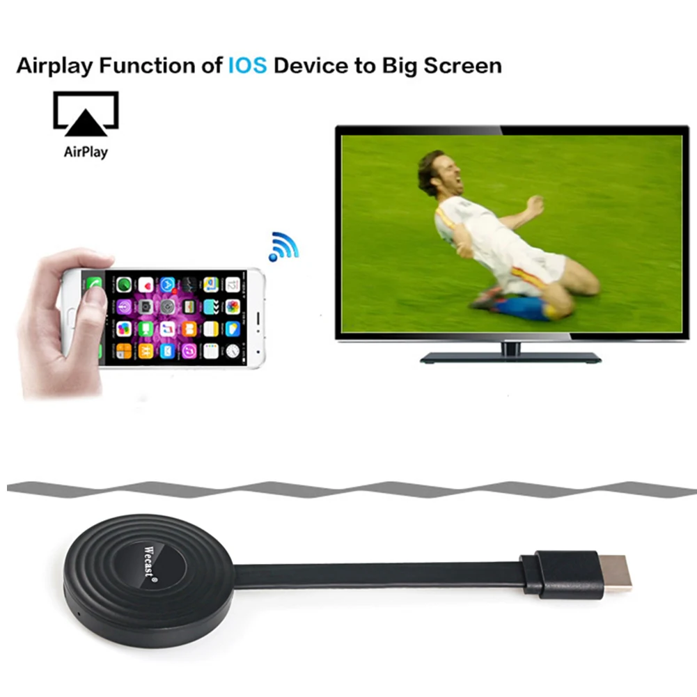 Для Miracast зеркальное отображение Airplay RK3036 Airplay телефон беспроводной дисплей зеркальное устройство WiFi HDMI ТВ ключ