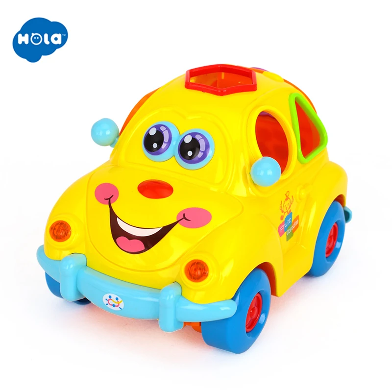 Goedkoop Hola 516 Baby Speelgoed Elektronische Auto Met Muziek   Licht   Puzzel   Fruit Vorm Sorteerders Leren Educatief Speelgoed Voor kinderen
