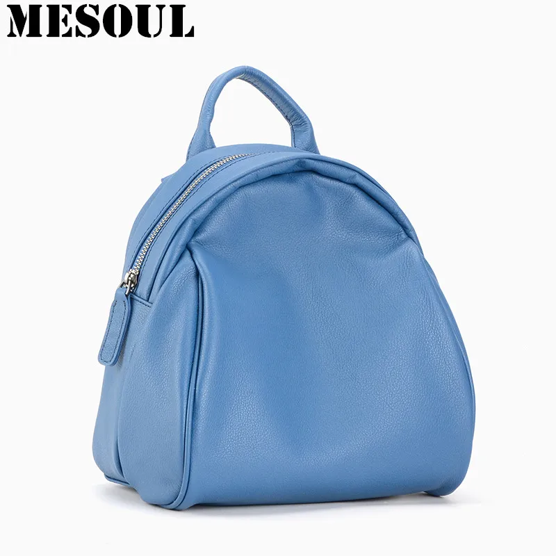 

Brand Backpack Schoolbag Women Genuine Leather Bags Fashion Travel Shoulder Bag Female Natural Soft Cowhide School Backpack Girl