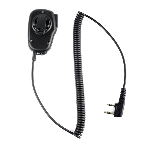 2 Pin PTT Динамик Микрофон для KENWOOD BAOFENG UV-5R RETEVIS H777 RT5R RT3 RT5 RT80 PUXING TYT Ham Радио рация C9021