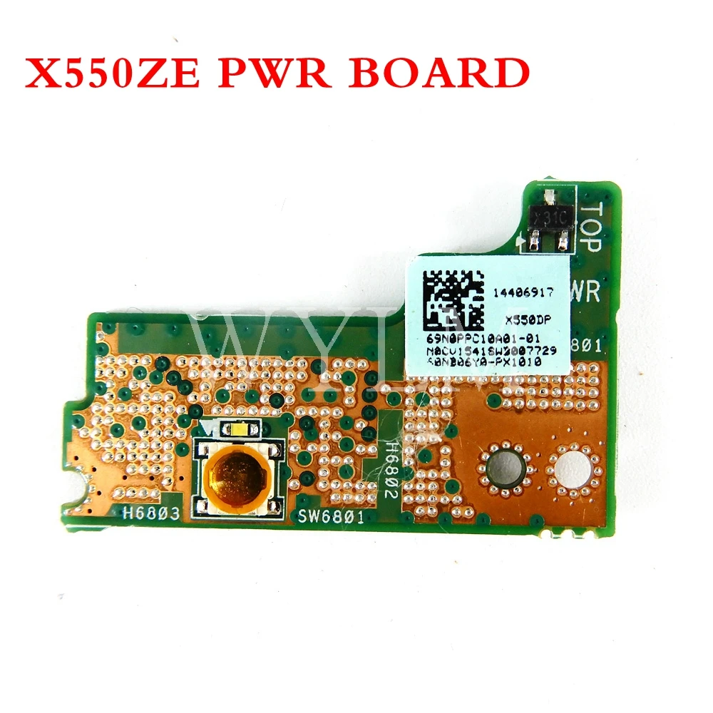 X550ZE плата PWR REV2.0 для ASUS X550Z X550ZA X550D X550DP X750D X750DP переключатель материнской платы