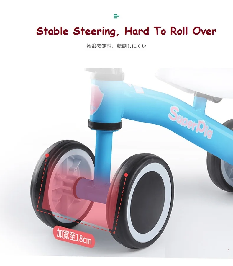 Новинка, ходунки для малышей, балансирующая игрушка для езды на велосипеде, прогулочная коляска для детей 2-6 лет, подарок на Рождество