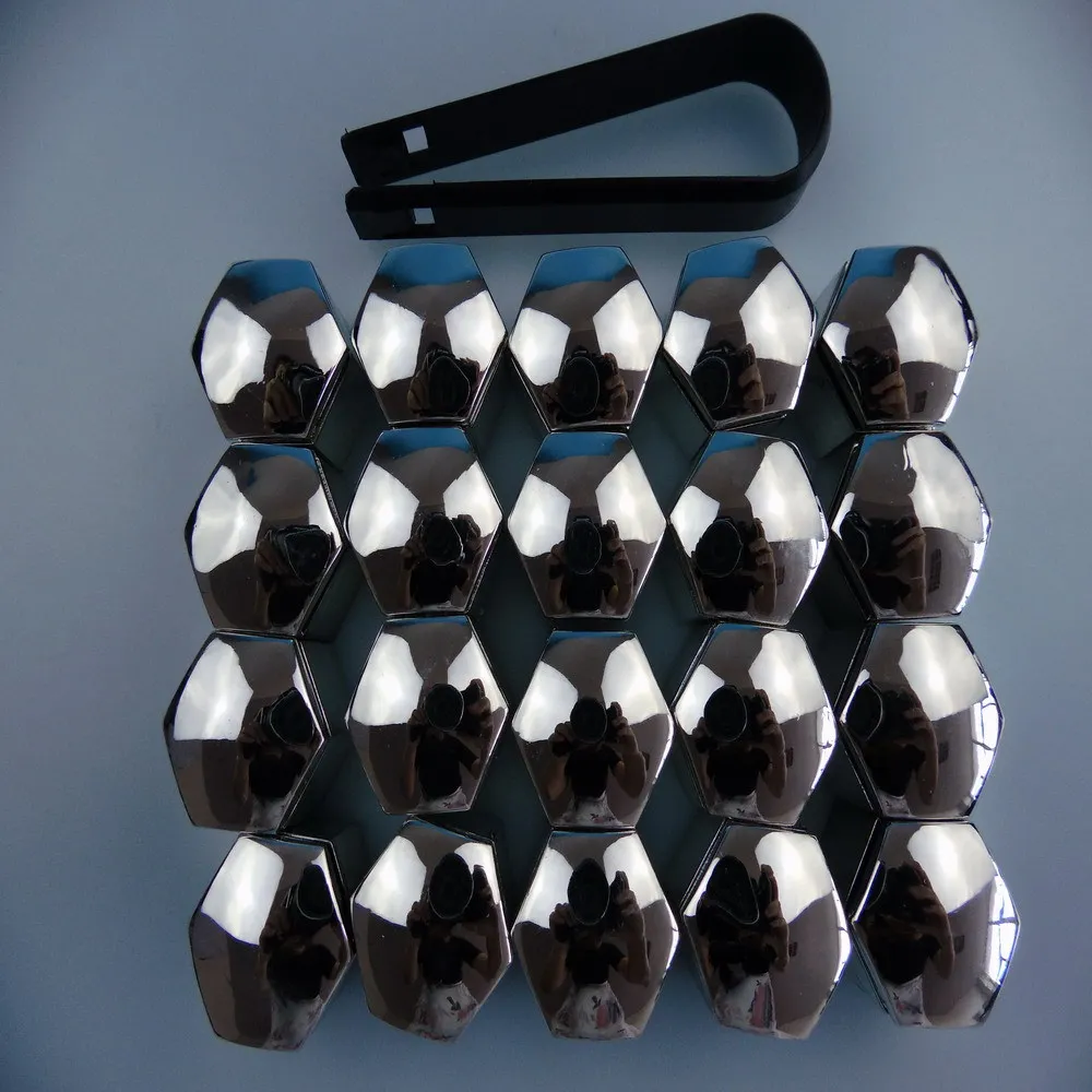 For Opel Vauxhall Astra J GTC 19mm wheel nut covers caps Chrome x20