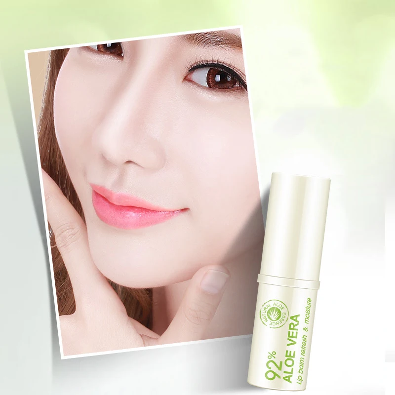 

Aloe Moisturizing Natural Lip Balm Colorless Refine Lip Wrinkle Repair for Woman Lip Care Lip Balm New and Hot Product TSLM1