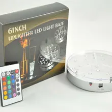 Новинка Бросился 20 единиц/лот LED Свадебные центральные, Батарея работает Дистанционное управление для канделябры украшения