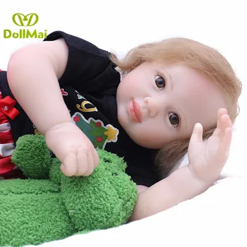 

DollMai bebe real reborn dolls 50cm silicone reborn baby newborn babies alive boneca Gift for girls bed time toys