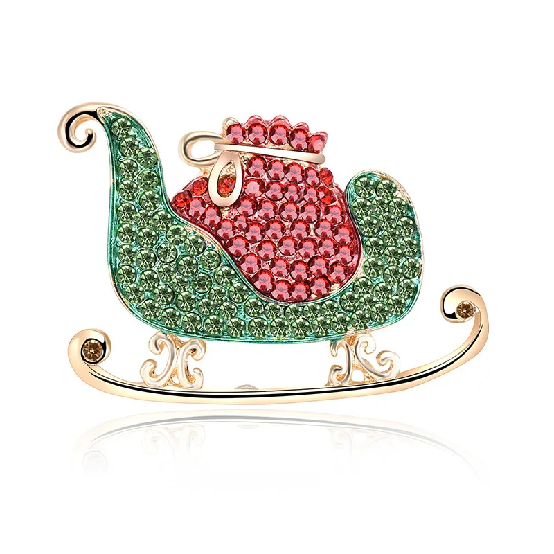 

2018 Hot Selling Popular Retro Christmas Series Jewelry Alloy Brooch Holiday Gifts For Men Women Clothes Fashion Accessories