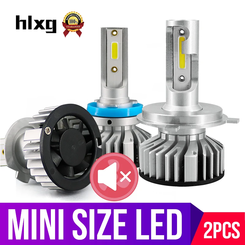 Hlxg H4 светодиодный H7 H11 H8 H1 H3 HB3 HB4 авто фары 36 Вт 6000 K 10000LM 12 V лампы высокого низкого