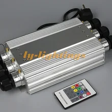 Открытый декоративный светильник из оптического волокна двигатель 50 Вт дистанционный коммерческий светильник ing оптический волоконный светодиодный светильник генератор 6xport выход