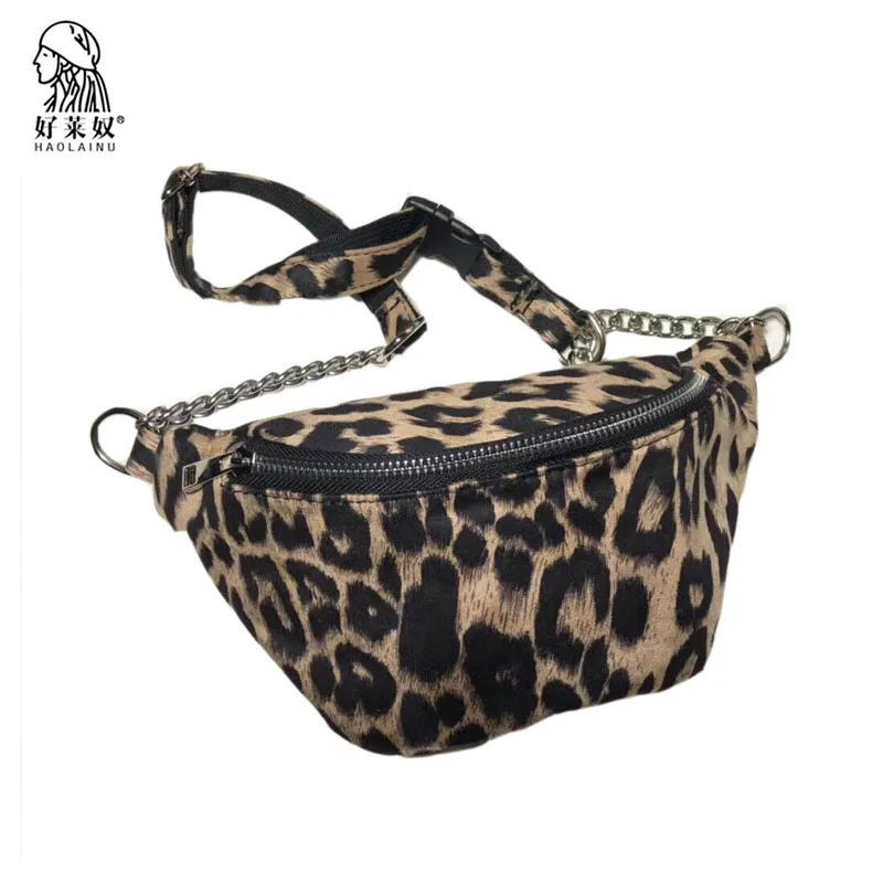 Fashion Leopard Leather Waist Bags Waist Pack Women Designer Fanny Pack Fashion Belt Bags Women ...