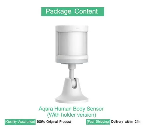Xiao mi Aqara датчик тела и светильник датчик интенсивности s, Zigbee Беспроводной Wi-Fi с держателем приложение Smart mi Home для шлюза концентратор iOS D5 - Цвет: aqara human