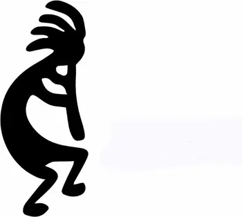 

HotMeiNi 58cm x 29cm 2 x Kokopelli Fertility Funny Graphical (one For Each Side) Car Sticker For Truck Window Door Vinyl Decal