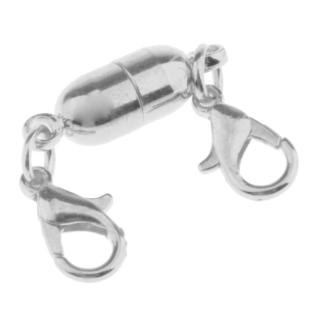 5 Pieces/Lot Two End Lobster Clasp Hook for Jewelry Converter Clasps Peanut Shape Fastener Lobster Claw Jewelry Findings