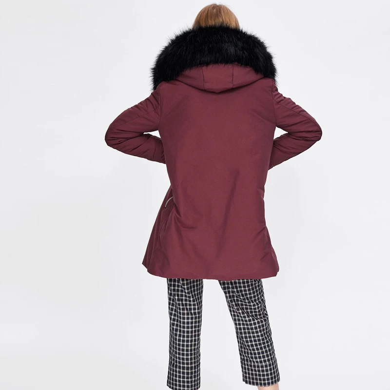 Col Manteau Épaissir D'hiver Jojx De Chaud Femmes Manteaux Taille Noir 2018 Plus Mince Veste Outwear La Green Parkas À Capuche army rouge Femelle Fourrure Parka 0xx8Aw